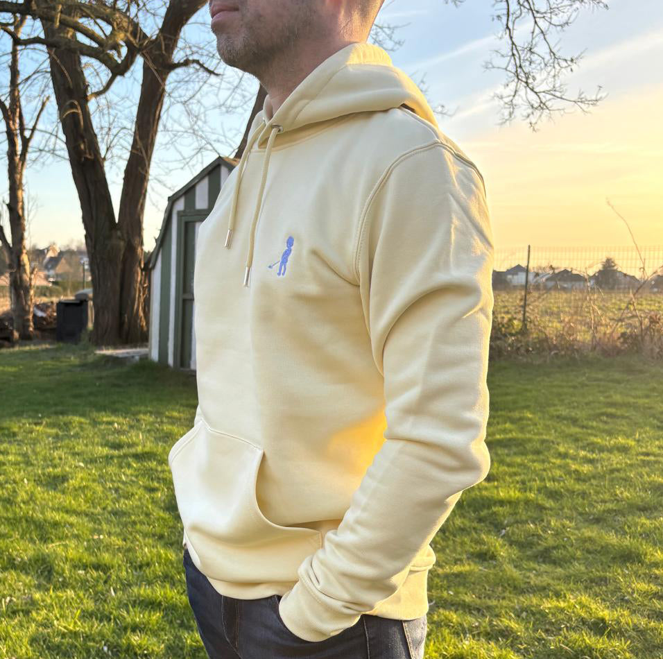 Sweat-shirt à capuche Unisexe "Ketje"™ jaune pastel