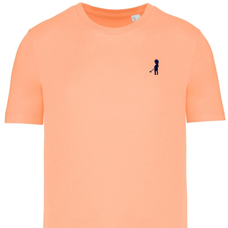 "Ketje"™ men's navy blue t-shirt - menta logo