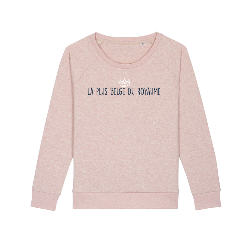 Sweat-shirt femme "La plus belge du royaume"