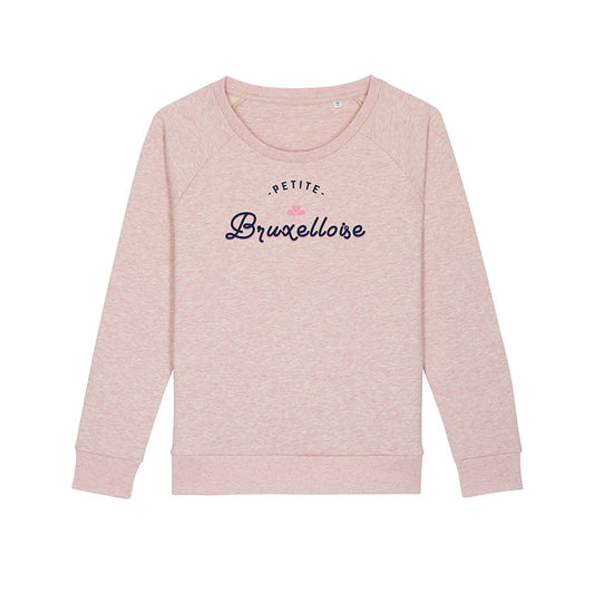 Sweat-shirt femme "Petite Bruxelloise" - Coupe regular fit