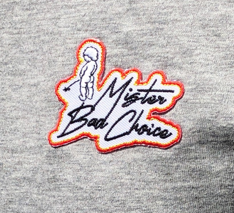 T-shirt Mister Bad Choice Gris chiné