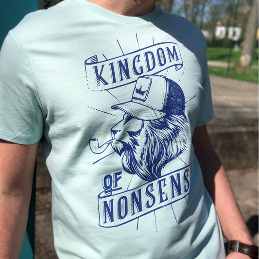 Tshirt unisexe Kingdom of Nonsense - couleur "carribean blue"
