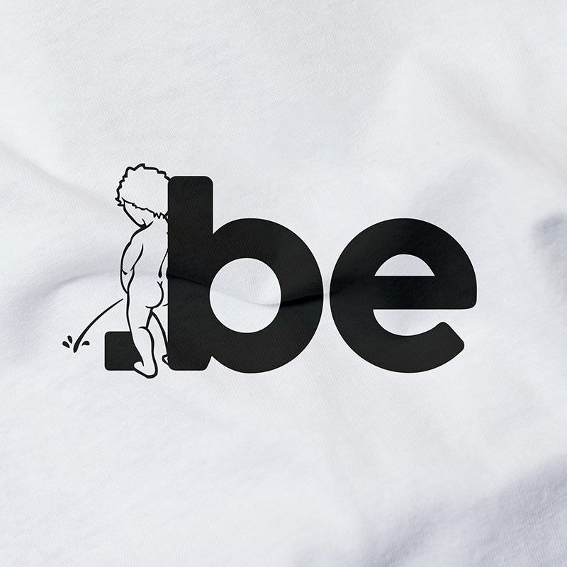 ".be" men's sweatshirt
