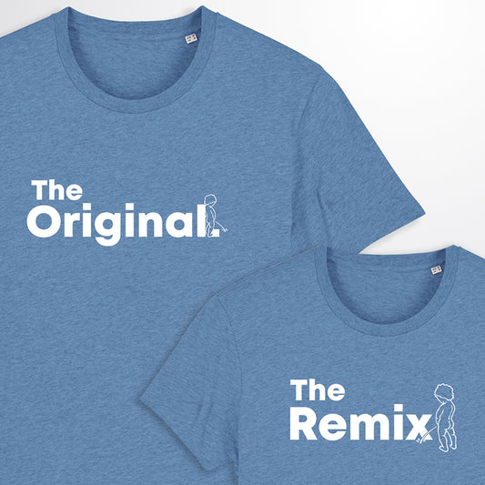 Duo de t-shirts parent - enfant: "The Original / The Remix"