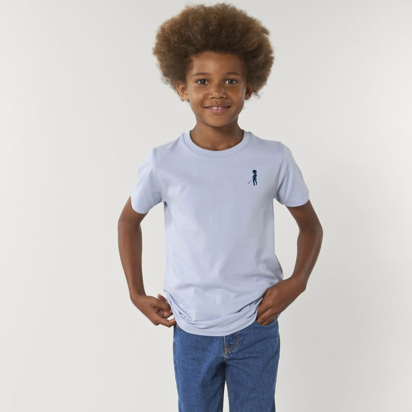 T-shirt enfant "Ketje"™ Bleu pastel