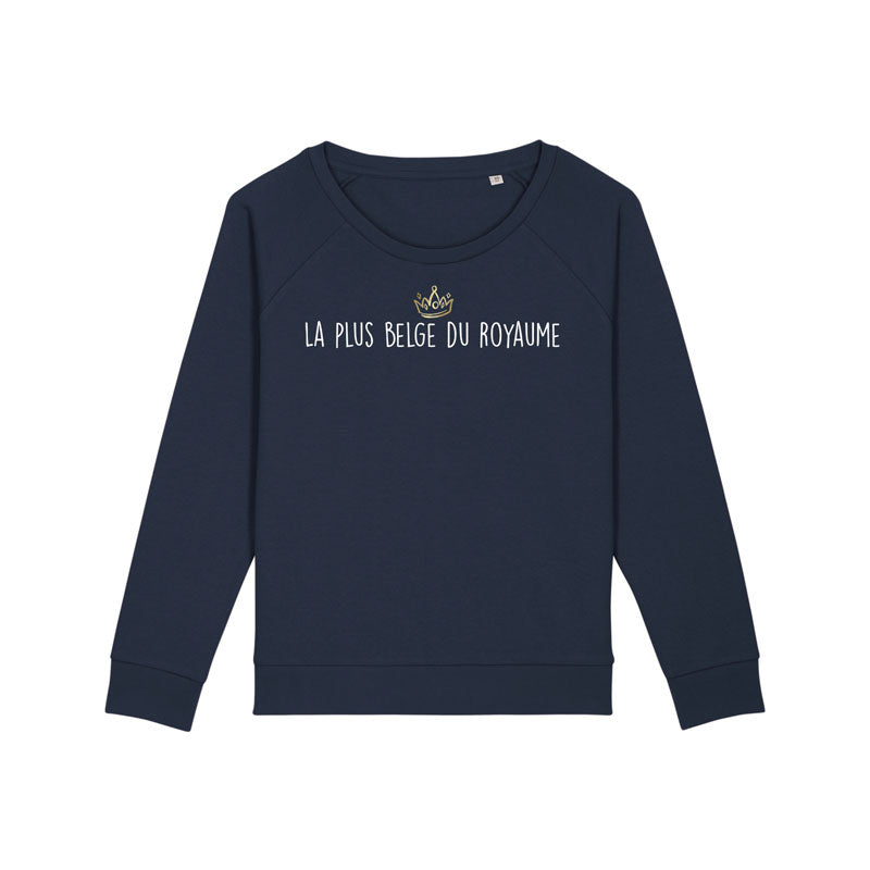 Sweat-shirt femme "La plus belge du royaume"