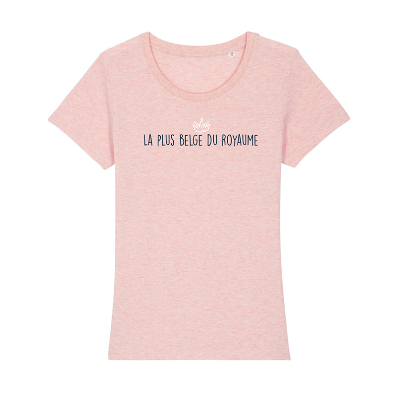 T-shirt femme "La plus belge du royaume"